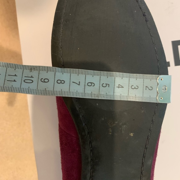 Leather burgundy shoes - Picture 10 of 12